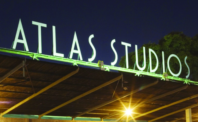 Atlas Studios sign
